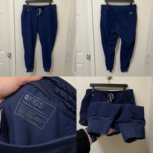 •FIGS• Zamora Jogger Scrub Pant Navy Blue PO# 2255